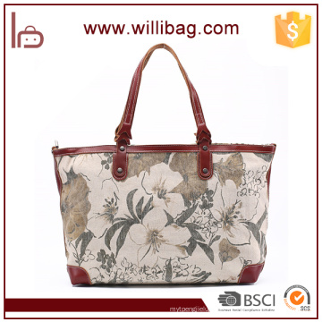 Fashion Printing Handtasche für Frauen Handtasche Baumwolle Canvas Tote Bag